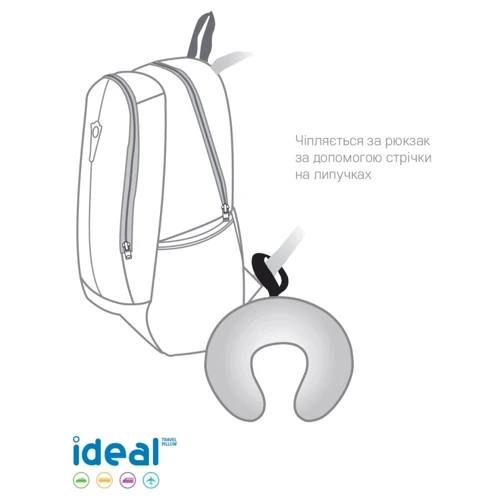 Подушка Sonex Ideal Limited Edition для путешествия 30х35х10 см бежевая (SO102435): Наполнитель полиэфирное волокно
