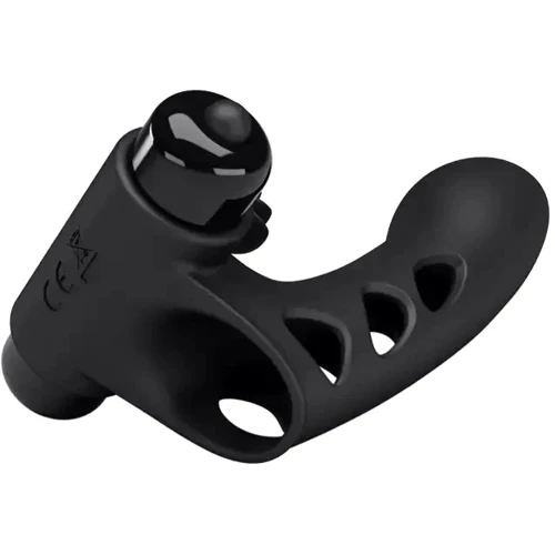 Клиторальный стимулятор на палец Pretty Love - Orlando Finger Black, BI-014836