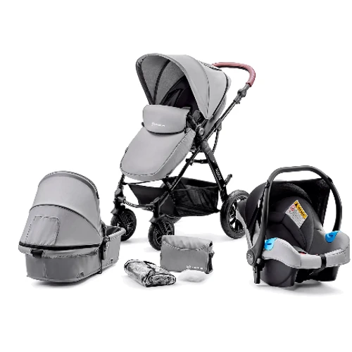 Универсальная коляска 3 в 1 Kinderkraft Moov Gray (KKWMOOVGRY00NC)