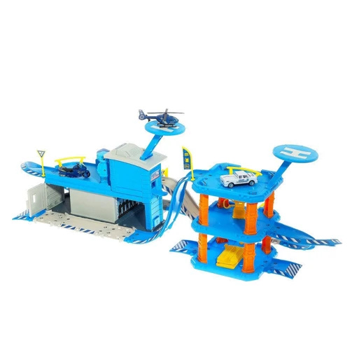 Игрушечный паркинг Спецслужбы Xiao Bai Cai 660-A1/2 с машинками (Полиция)
