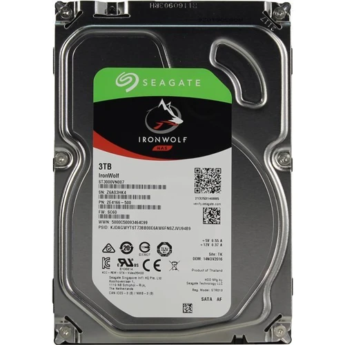 Внутренний жесткий диск Seagate IronWolf ST3000VN007