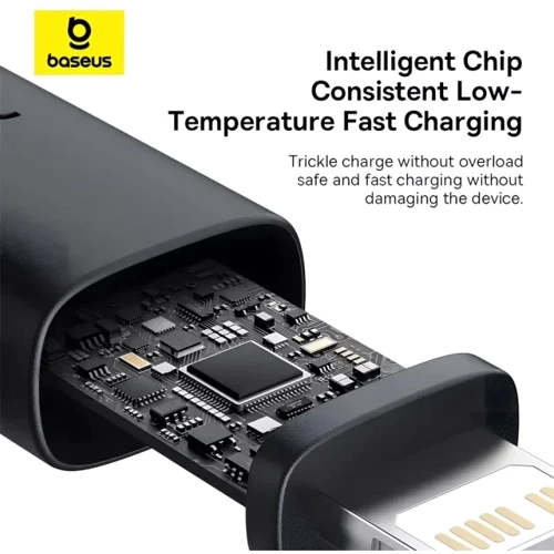 Кабель Baseus Cable USB-C to Lightning Dura Series 20W 2m Black/Gold (P10377800U01-02) фото 4