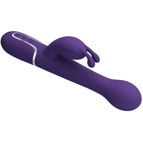 Вибратор с ротацией и толчками LYBAILE Pretty Love Dejon Dark Purple (BW-500014-2)