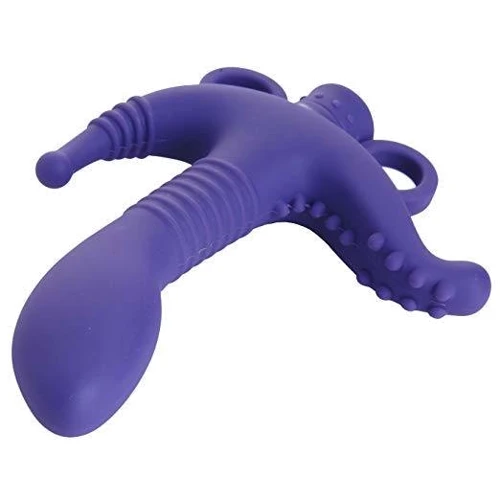 3 Way Vibrating Silicone Stimulator - стимулятор 17.7x3.3 см