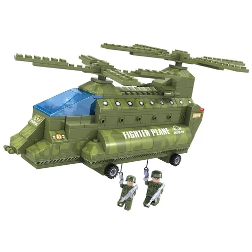 Конструктор Ausini Army Военный вертолет 308 деталей (22602)