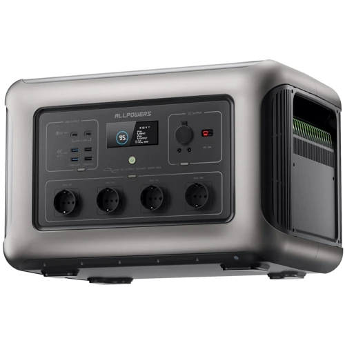 Зарядная станция Allpowers R3500 3168Wh 3500W LiFiP04 Grey: Количество розеток 220V 4