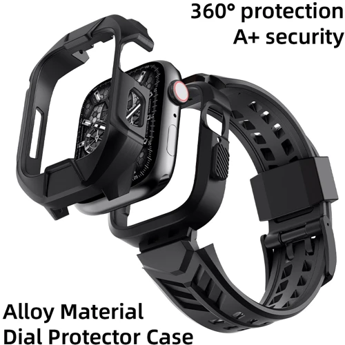 Аксессуар для Watch Rubber TPU with Stainless Steel Case Black (FLS181115) for Apple Watch 44/45/49mm Ultra: Производитель Lunatik