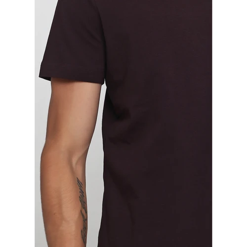 Футболка H & M 2510874 L сливова: Склад бавовна, Еластан