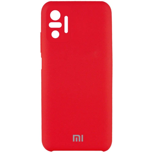 Чехол для телефонов Mobile Case Silicone Cover Shield Camera Red for Xiaomi Redmi Note 10 Pro / Note 10 Pro Max