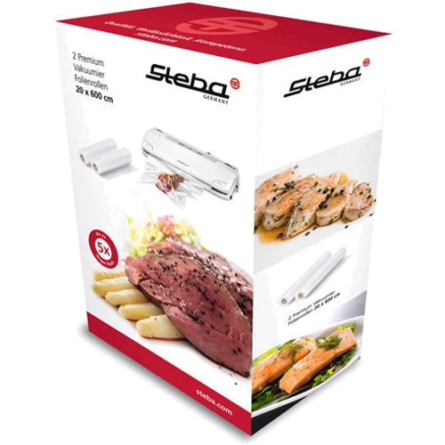 

Пленка к аппарату для упаковки Steba 20x600 см (2 шт.)