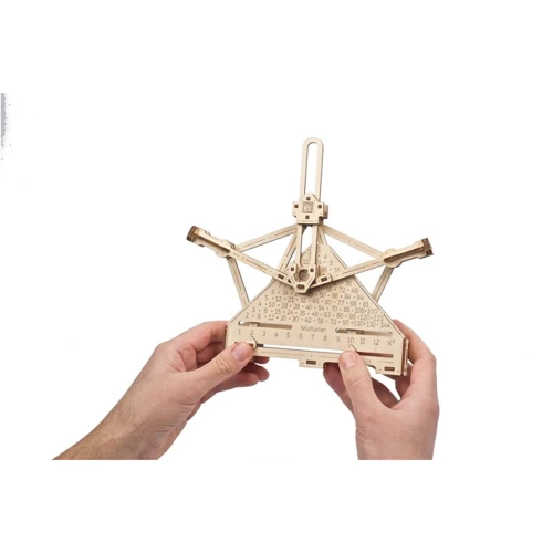 Механический 3D пазл UGEARS Арифметический набор STEM 2 в 1 Механический усилитель и Механический умножитель (70152) фото 8