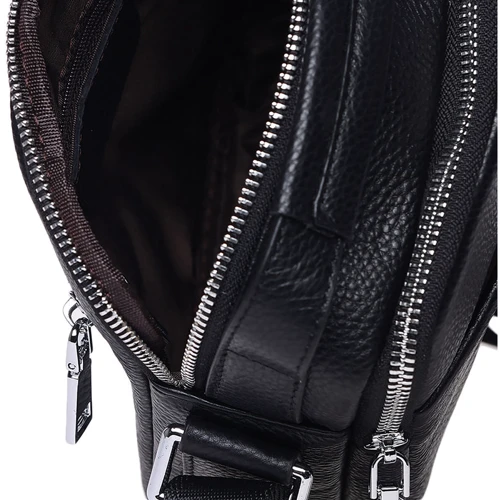 Чоловіча сумка через плече Ricco Grande чорна (K16406a-black) фото 9