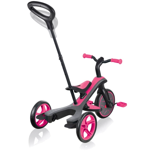 Велосипед Globber Explorer Trike 4в1 розовый (632-110-3): Тормоза Ножной