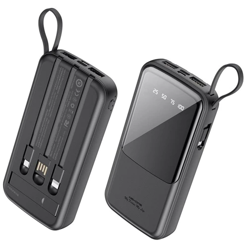 Зовнішній акумулятор Wekome Power Bank 10000mAh Gonen Black (WP-275)