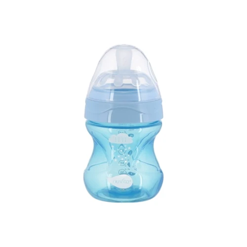 Бутылочка Nuvita для кормления Mimic Cool 150 мл 0+ антиколиковая голубая (NV6012SKY)