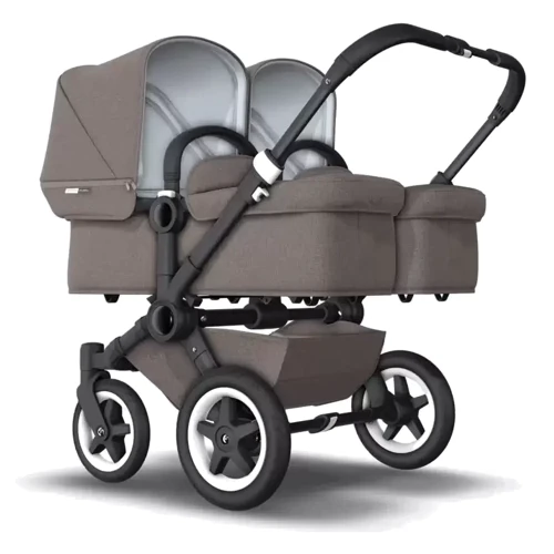 Текстильная люлька для коляски Bugaboo Donkey 3 Mineral Taupe, бежевый фото 5