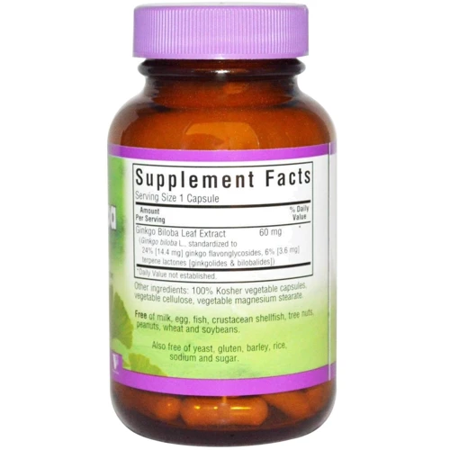 Bluebonnet Nutrition Ginkgo Biloba Leaf Extracte 30 caps: Форма випуску капсули