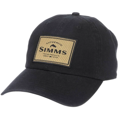 Бейсболка Simms Single Haul Cap Black черная (12221-001-00)