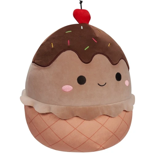Мягкая игрушка Squishmallows – Шоколадное мороженое 30 см (SQCR04146): Размер, см 30