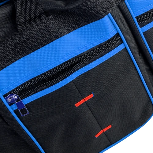 Мужская дорожная сумка Valiria Fashion черная (3DETBI2021-6): Фактура Тканая, Матовая