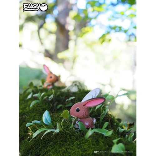 Сборная 3D модель Eugy Зоопарк: Кролик (XEG-071)