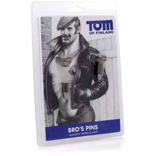 Tom of Finland Screw U II Magnetic Nipple Clamps - украшение для сосков