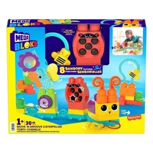Конструктор Mega Bloks Гусеница 30 деталей (HKN44)