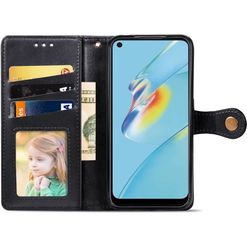 Аксессуар для смартфона Mobile Case GETMAN Gallant Black for Oppo A74 4G: Тип чехол-книжка