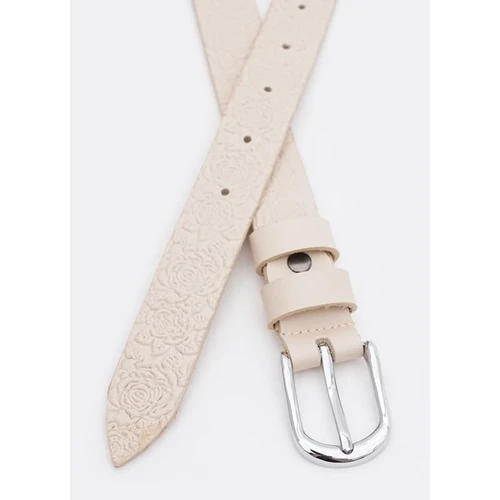 Жіночий ремінь Borsa Leather бежевий (110v1genw89-h.beige): Стать Женский