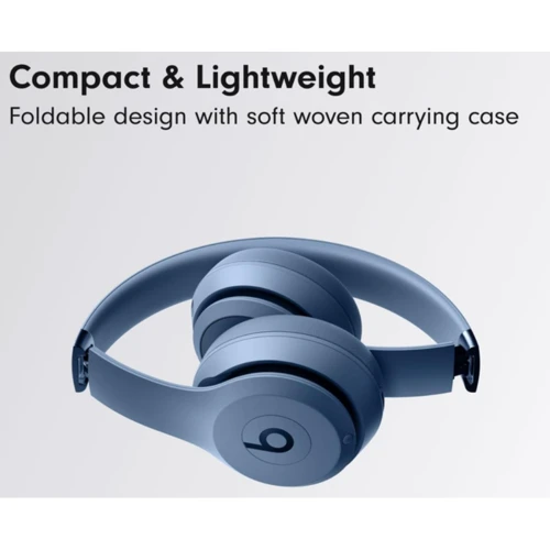 Наушники Beats by Dr. Dre Solo 4 Wireless Slate Blue (MUW43): Дополнительно Совместимость с Apple, Совместимость с Android