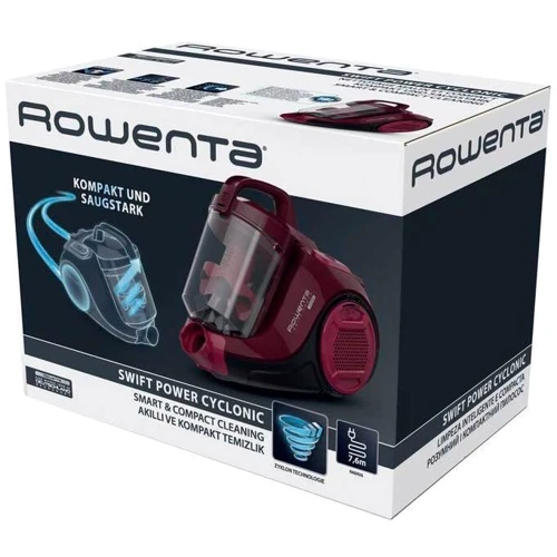 Пылесос Rowenta Swift Power Cyclonic RO2933EA: Емкость пылесборника 1.2 л