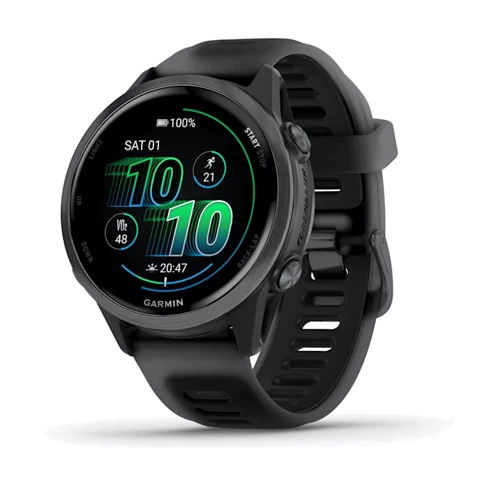 Смарт-годинник Garmin Forerunner 570 42mm Slate Grey Aluminium with Translucent Black/Black Band (010-02970-00)