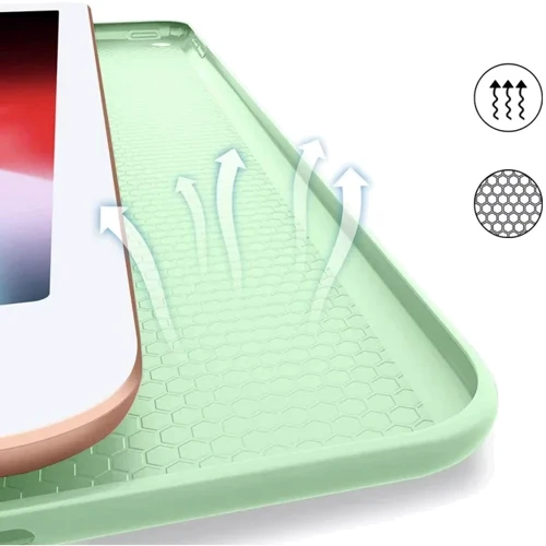 Аксесуар для iPad BeCover Tri Fold Soft TPU Silicone Green для iPad 10.2 2019-2021/iPad Air 2019/Pro 10.5 (706884): Колір зеленый
