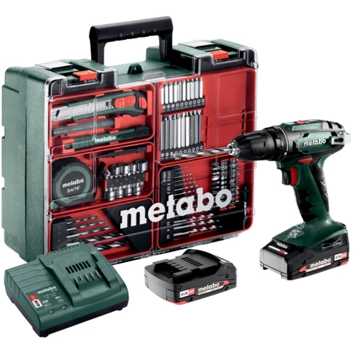 Шуруповерт Metabo BS 18 Set Mobile Workshop (602207880)
