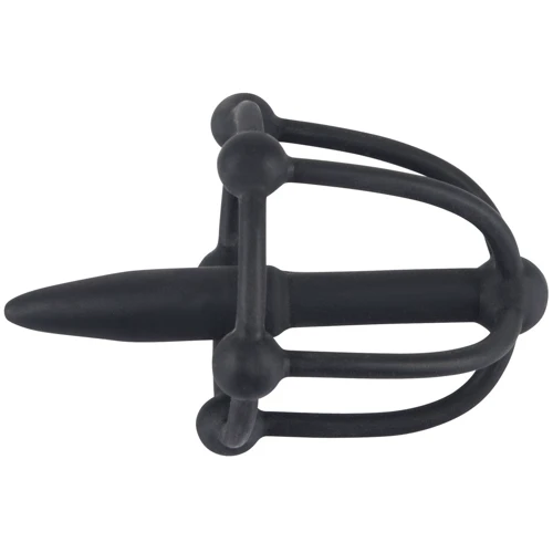 Уретральна вставка з клітинкою для голівки Orion Penis Plug With Glans Cage