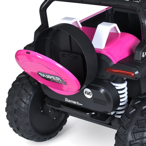 Детский электромобиль Bambi Racer Внедорожник розовый (M 5824EBLRS-8(24V))