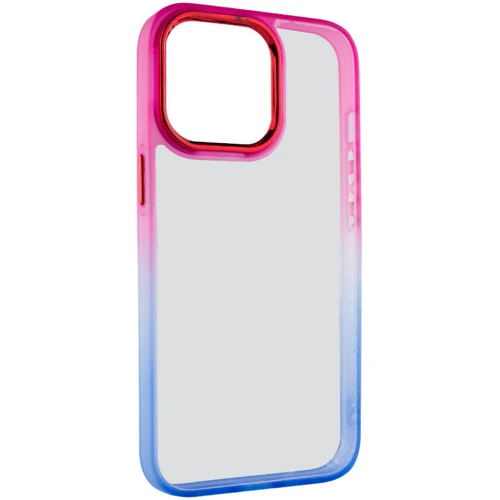 Чехол для iPhone TPU Case TPU+PC Fresh Sip Blue/Pink for iPhone 13 Pro Max