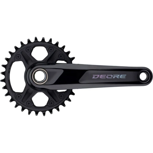Шатуни Shimano FC-M6100-1 DEORE, інтегрована вісь, 175мм 32T 12-шв. CL-52мм без каретки (EFCM61001EXA2)