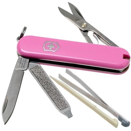 Мультитул Victorinox Classic SD 58мм/7функ/розовый (0.6223.51): Тип мини-мультитул