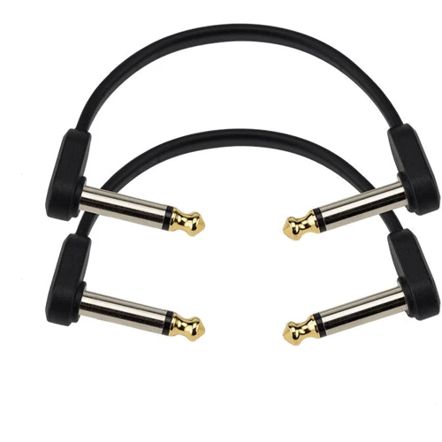 Инструментальный патч-кабель D`ADDARIO PW-FPRR-204 Custom Series Flat Patch Cables 4": Тип Инструментальный