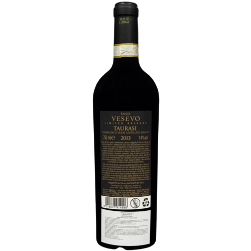 Вино Vesevo Ensis Taurasi LR DOCG 2013 червоне сухе 0.75 л (FSH_8019873914996): Країна виробник Италия