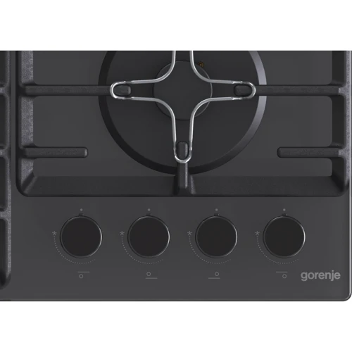 Варильна поверхня газова Gorenje GTW641SYB: Робоча поверхня скло (загартоване)