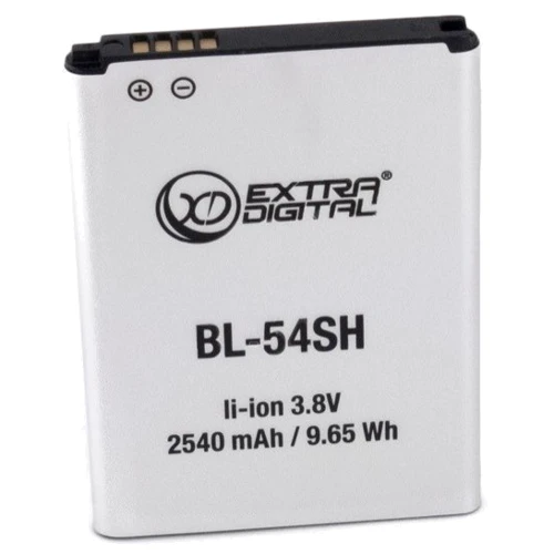 Аккумулятор ExtraDigital 2540mAh (BL-54SH) for LG Optimus G3s D724