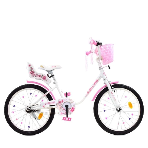 Велосипед детский Profi Ballerina 20" бело-розовый (Y2085): Тип 2х колесный велосипед