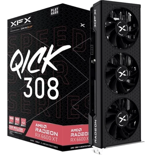 Відеокарта XFX Radeon RX 6600 XT Speedster QICK 308 (RX-66XT8LBDQ)
