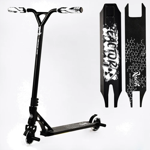 Самокат трюковый Best Scooter Reactor Black and White (112773) фото 9