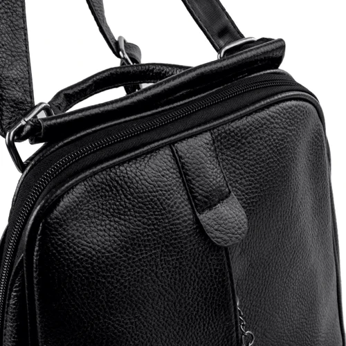 Жіночий рюкзак Valiria Fashion чорний (DETAG601-2): Застібка Блискавка