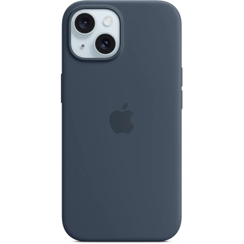 Чехол для iPhone Apple iPhone 15 Silicone Case with MagSafe - Storm Blue (MXPF3ZM/A)