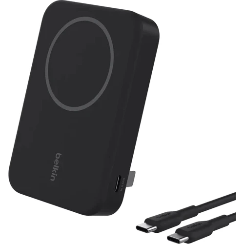 Зовнішній акумулятор Belkin Power Bank 10000mAh MagSafe 15W MagSafe Qi2 Black (BPD008BTBK)
