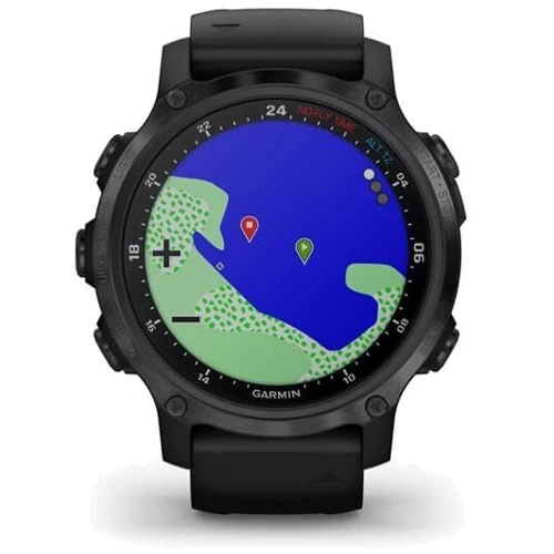 Смарт-часы Garmin Descent Mk2S Carbon Grey with Black Silicone Band (010-02403-04): Сенсорный экран нет